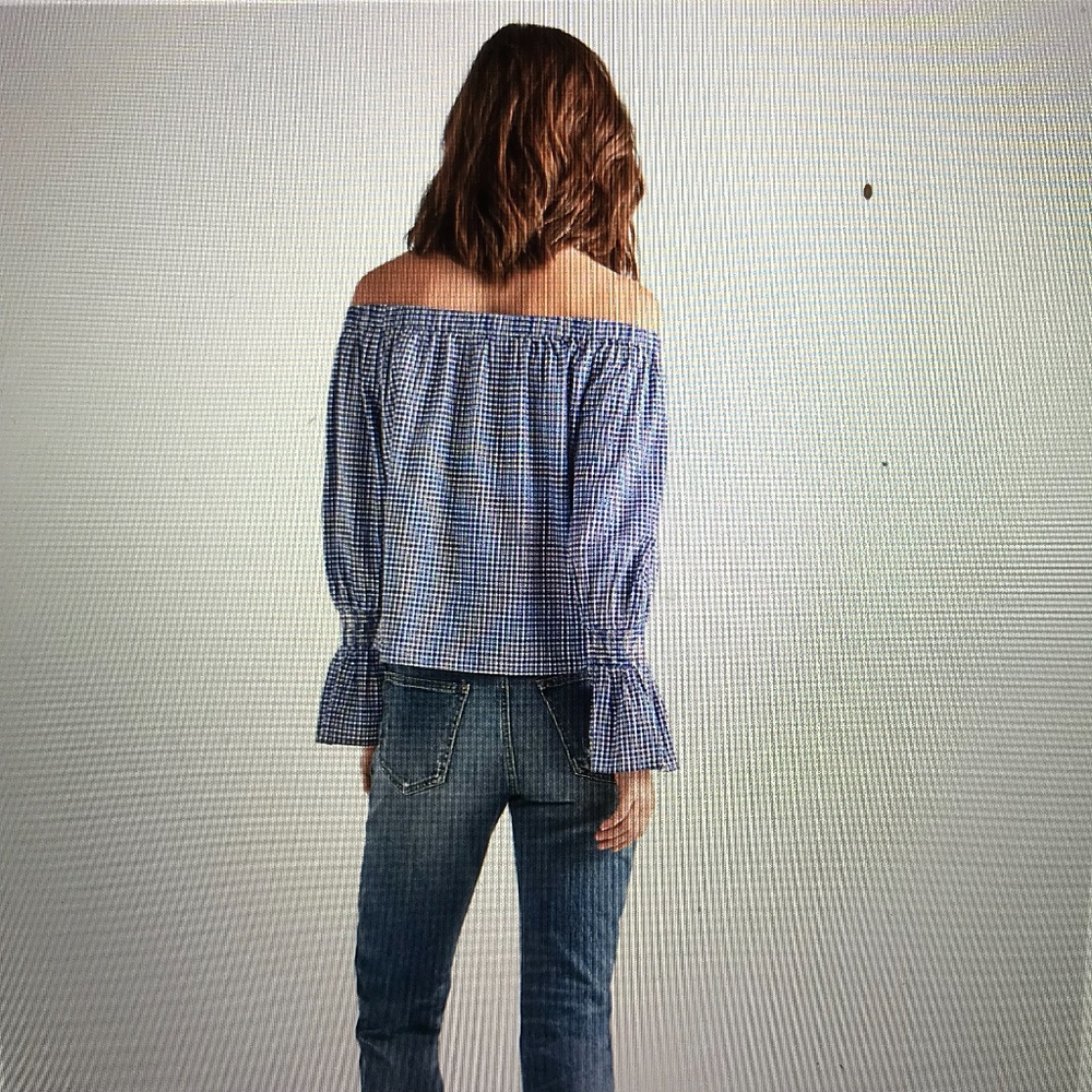 *Host Pick* NWT Lucky Brand Gingham Top - Picture 4 of 6